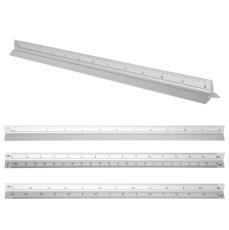 TechEdge 12 Aluminum Tri-Ruler - School Swag