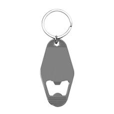 KeyOpener Gun Metal Tag & Bottle Opener - Auto & Tools