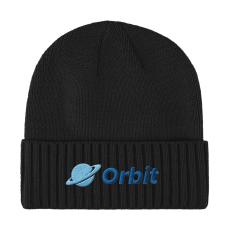 EcoChill Ribbed rPET Embroidered Beanie - Apparel