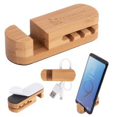 EcoCord Bamboo Cable Holder - Cord Organizers