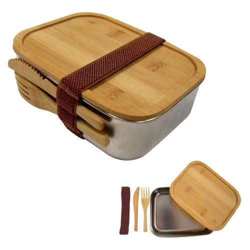 Home & Kitchen - Food Storage Containers - BambooChic Stainless Bento Box Set