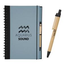 EcoScribe Spiral Notebook & Pen Set - Eco-Friendly