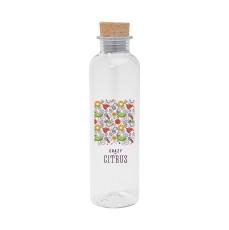 EcoSip Cork-Topped 22oz rPET Bottle - Plastic Bottles