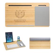 EcoNest Bamboo Laptop Station - Desk Accessories
