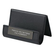 CardCrest Black Leather Media Stand - Phone Stands