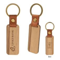 EcoGrain FSC Wood Key Tag - Keychains