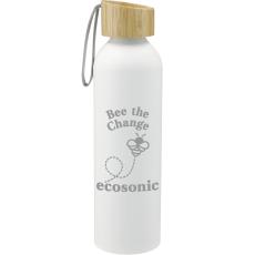 Ryze Aluminum Bottle 22 oz w/ FSC® 100% Bamboo Lid - Sports & Outdoors