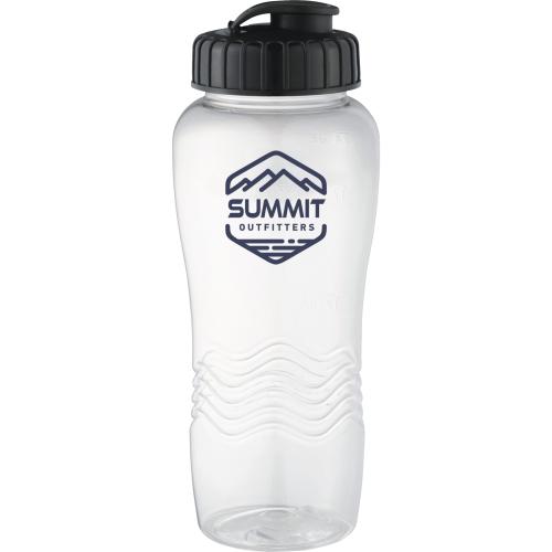 Drinkware - Water Bottles - WaveFlow 26oz Clear Sports Bottle