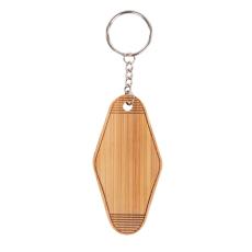 EcoLeaf Bamboo Key Tag - Laser Engraved - Auto & Tools