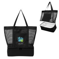 EcoChill rPET Mesh Tote Cooler - Tote Bags