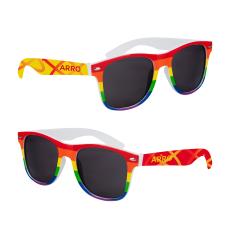 Rainbow Prism Shield Sunglasses - Sports & Outdoors