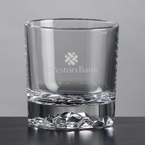 Drinkware - Barware - On the Rocks Glasses - CrystalChill Rocks & Coaster Set