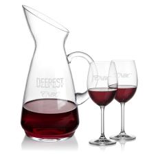 EleganceWave Crystal Wine Decanter Set - Gift Sets