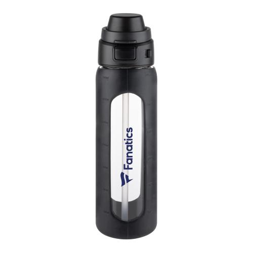 Drinkware - Water Bottles - HydraGrip 24oz Glass Straw Bottle