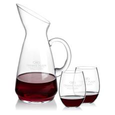 Elegance Crystal Carafe & Wine Set - Gift Sets