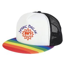 VibrantVista 5-Panel Trucker Cap - Caps