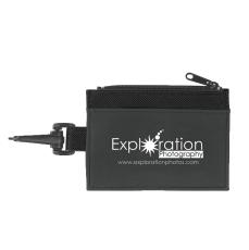 SecureClip Poly ID Holder with Zip Pocket - Wallets & ID Holders