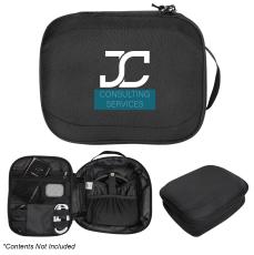 EcoTech Travel Pouch - Recycled Black Organizer - Shoe Bags