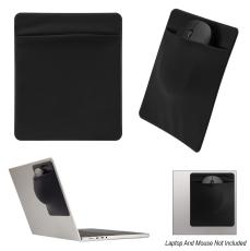 MouseNest Black Adhesive Pouch - Desk & Office
