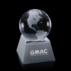 GlobeVision Crystal Sphere Award - Desk & Office