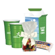 MovieMingle Popcorn & Jelly Cup Set - Popcorn