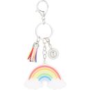 RadiantClip Rainbow Acrylic Keychain