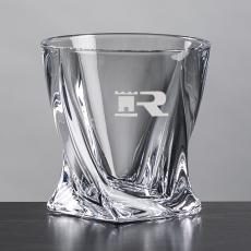 Crystallo 11oz Etch Rocks Glass Set - On the Rocks Glasses