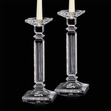 CrystalGlow 12\ Etched Candle Sticks Duo - Candles