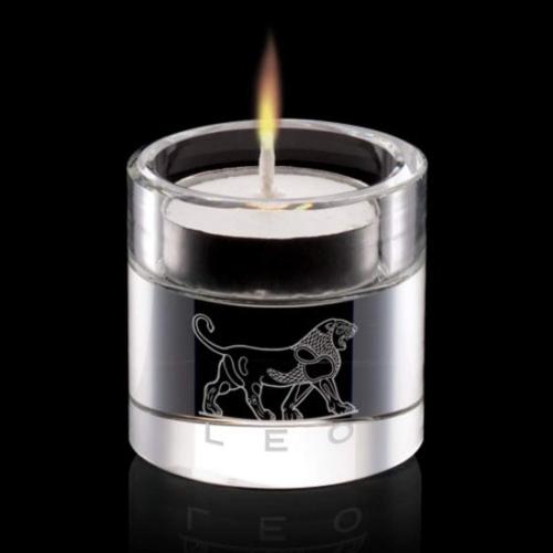 Home & Kitchen - Candles - OptiGlow Triple Crystal Candle Set-Black