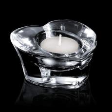 ClearHeart Etch Candleholder Gift Set - Candles