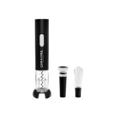 CorkEase Black Wine Essentials Kit - Drinkware