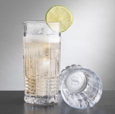 CrystalEdge 13oz Etched Highball Glass - Hiball Glasses