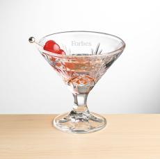 CrystalSway 6oz Elegance Martini Glass Set - Cocktail Glasses
