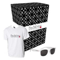 Gildan® Adult Heavy Cotton™ T-Shirt And Sunglasses Combo Set With Custom - Sunglasses
