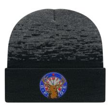 PixelWave Embroidered Knit Beanie - Apparel