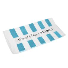 AquaBreeze Embroidered Beach Towel - Sports & Outdoors