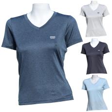 EmbraceEase Embroidered V-Neck Tee - Sports & Outdoors