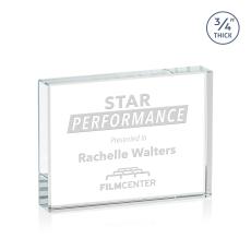 JadeCrystal Prestige Desktop Award - Paperweights