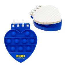 PopHeart Spiral Stress-Relief Notepad - Desk & Office