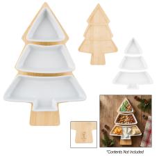 Festive Tree FSC® Serving Tray - Home & Kitchen