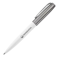 Stellar Steel Twist Pen - Engraved Elegance - Ballpoint Pens