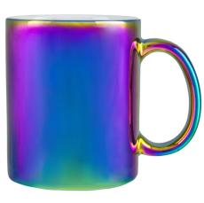 ChromaGleam 11oz Iridescent Ceramic Mug - Mugs