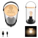 LuminoGlow Bamboo Lantern - Rechargeable