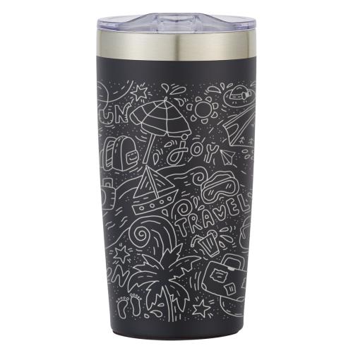 Drinkware - Tumblers - ChillMingle 20 Oz Laser Steel Tumbler