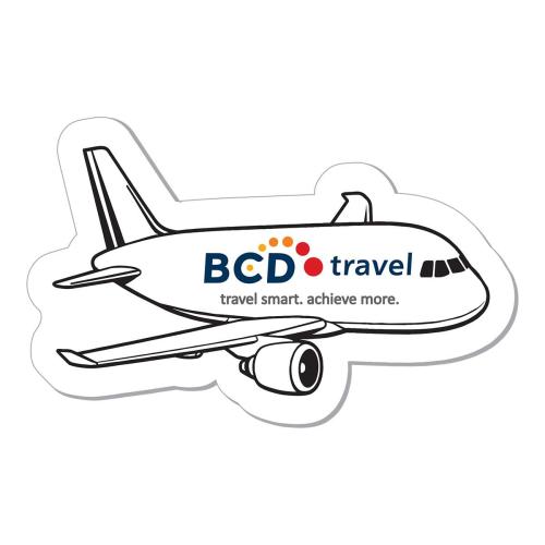 Tradeshow Accessories - Giveaways - Magnets - SkyMagnetics Full Color Airplane Promo