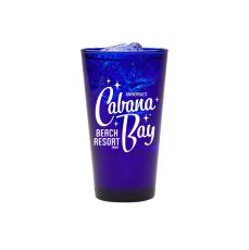 CobaltSplash 17oz Silk Glass Pint - Barware
