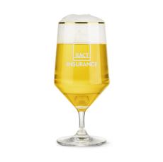 GildedBrew 15oz Crystal Beer Glass - Beer Glasses & Stiens
