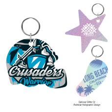 ColorSplash 6" Custom Acrylic Key Tag - Keychains