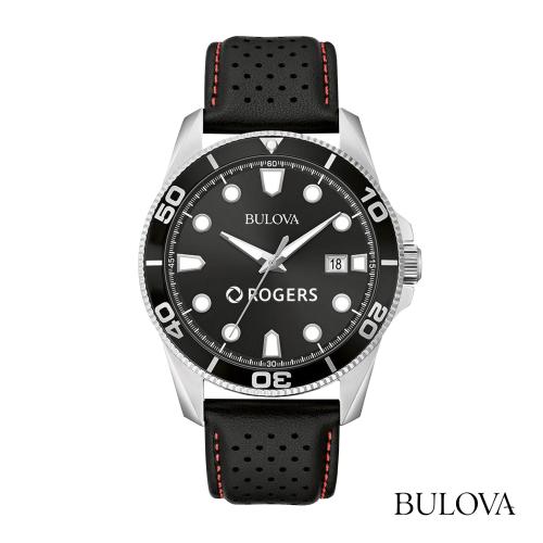 Apparel - Accessories - Watches - Bulova&reg; Men's Leather Strap Watch w/Date