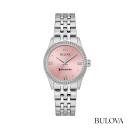Bulova&reg; Ladies Watch w/Crystal Bezel